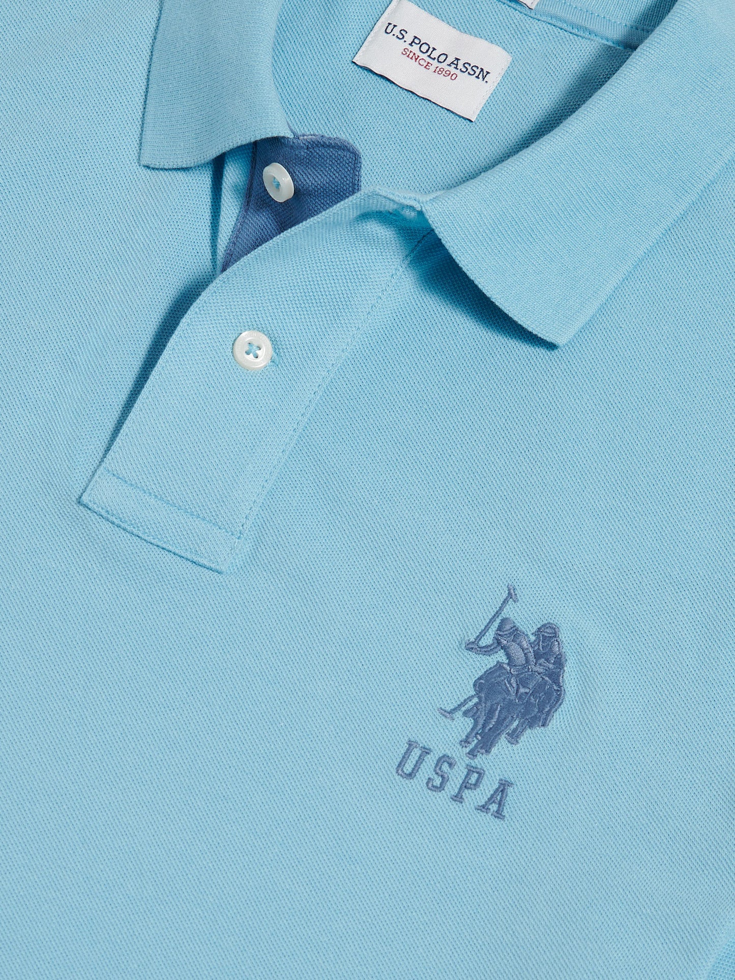 Mens Player 3 Polo Shirt Air Blue