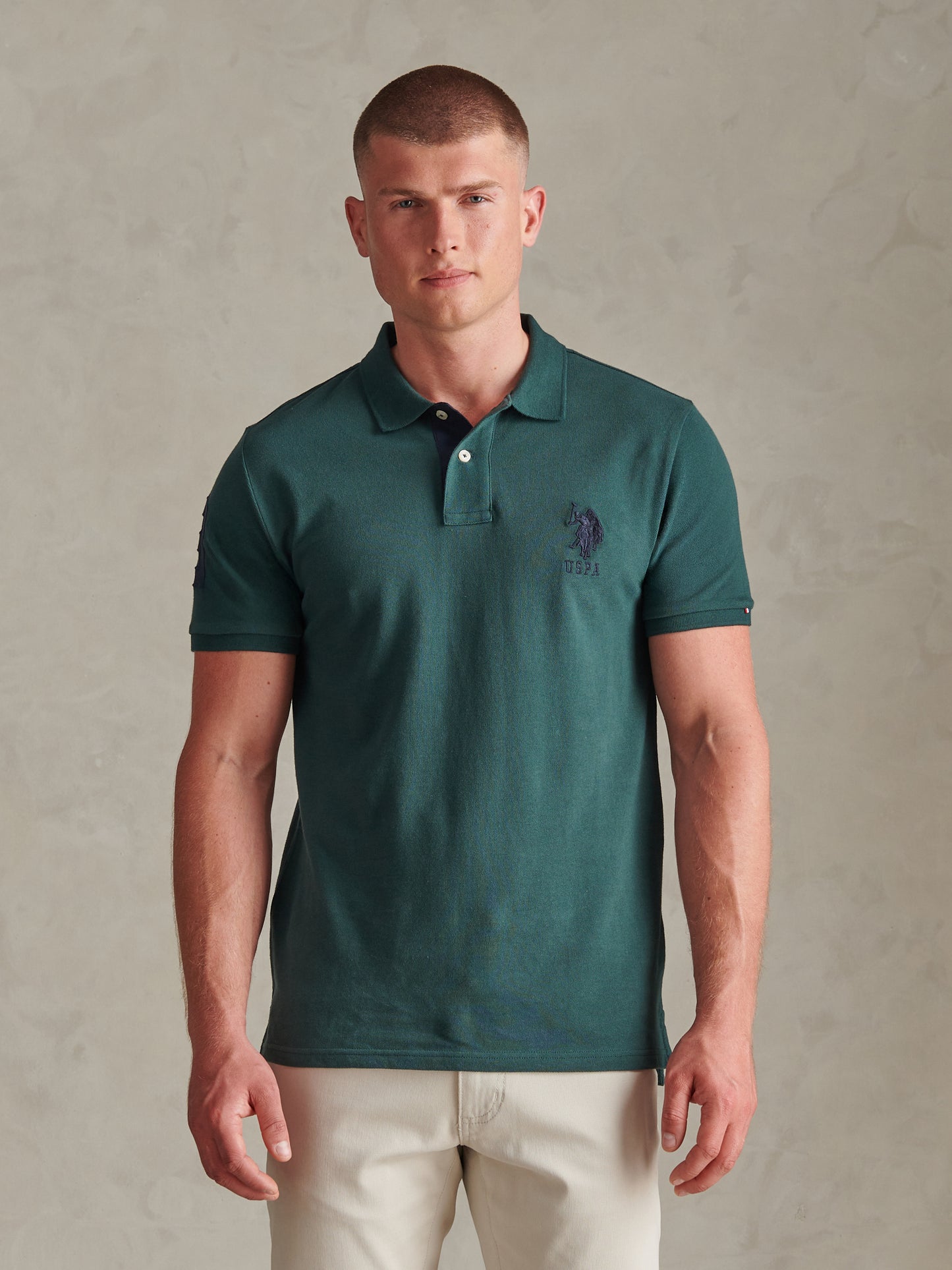 Mens Player 3 Polo Shirt Green Gables