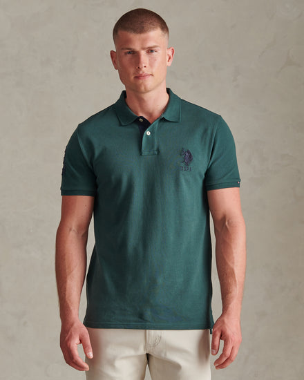 Mens Player 3 Polo Shirt Green Gables