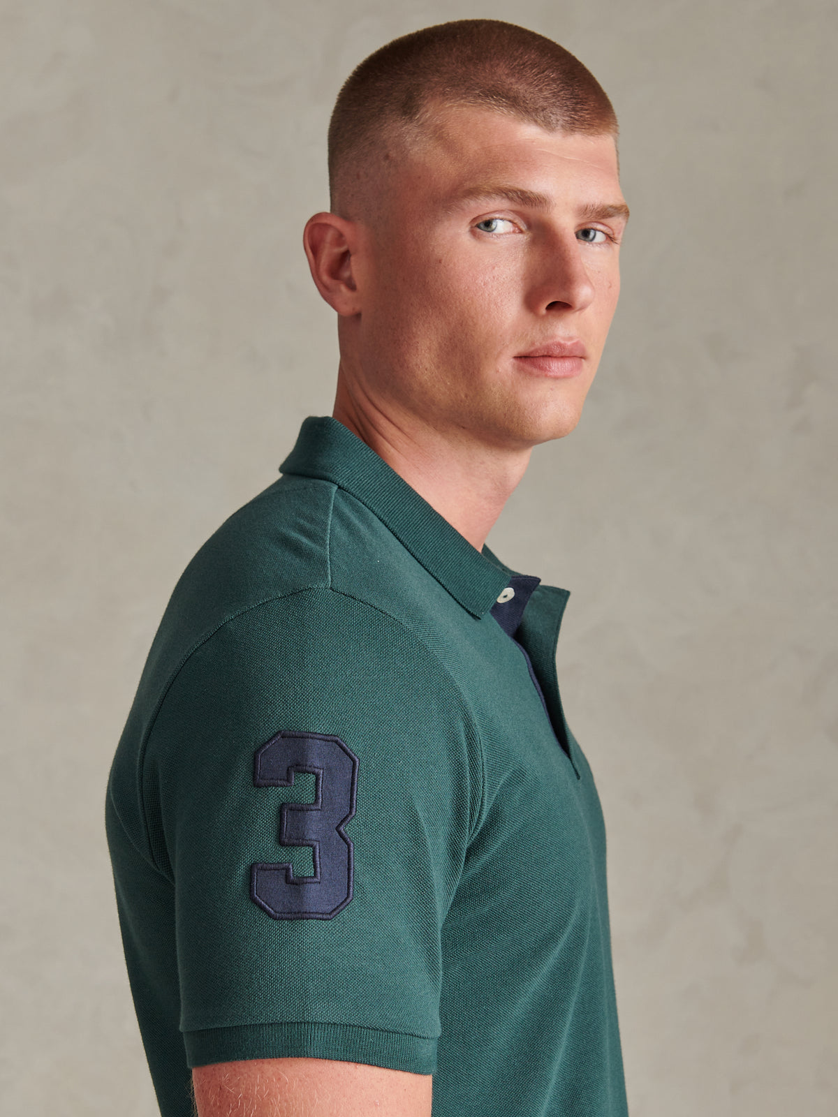 Mens Player 3 Polo Shirt Green Gables