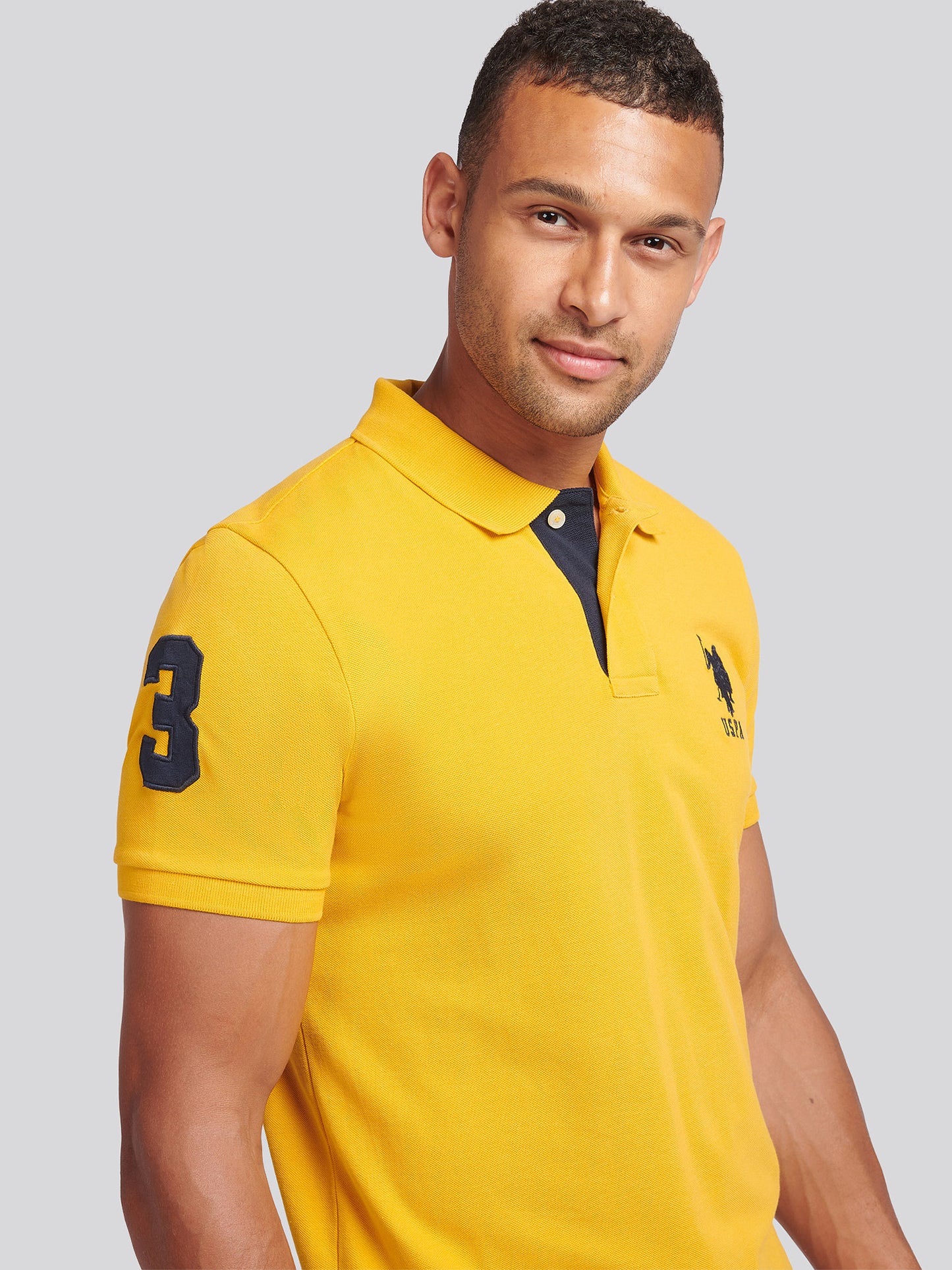 Mens Player 3 Polo Shirt Mango Mojito