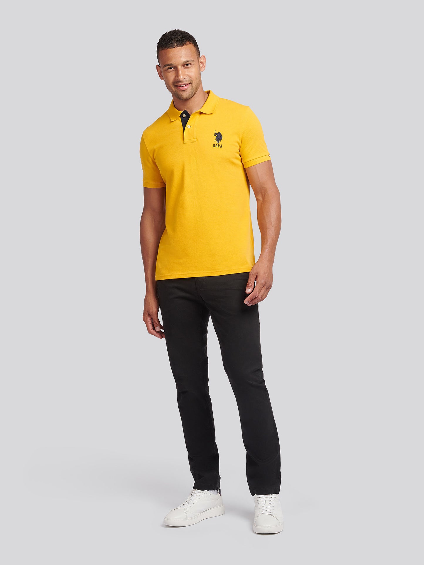 Mens Player 3 Polo Shirt Mango Mojito
