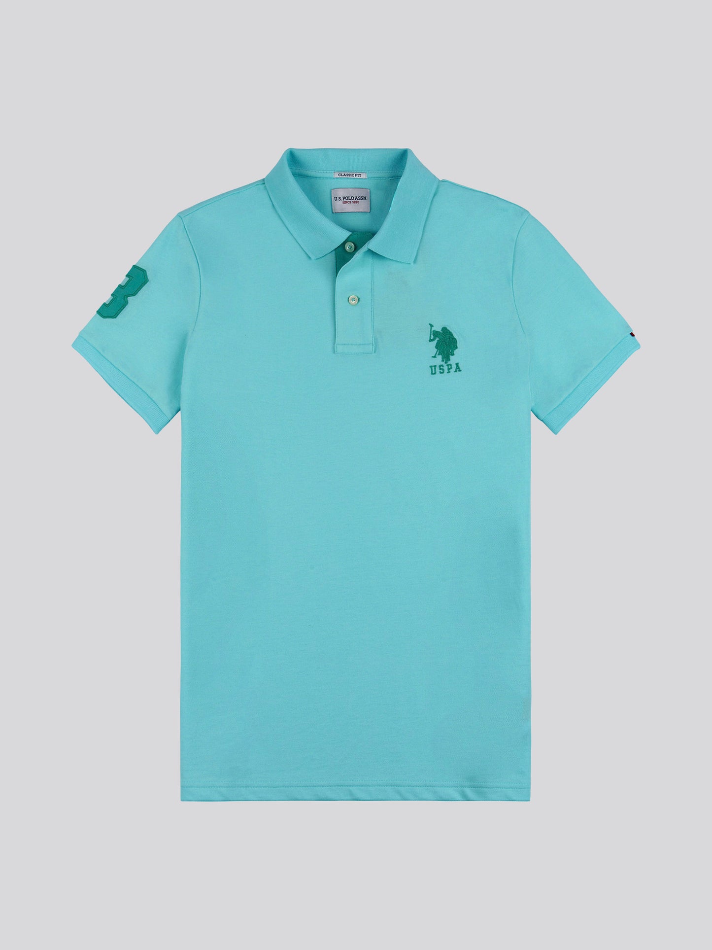 Mens Player 3 Polo Shirt Water Ballet