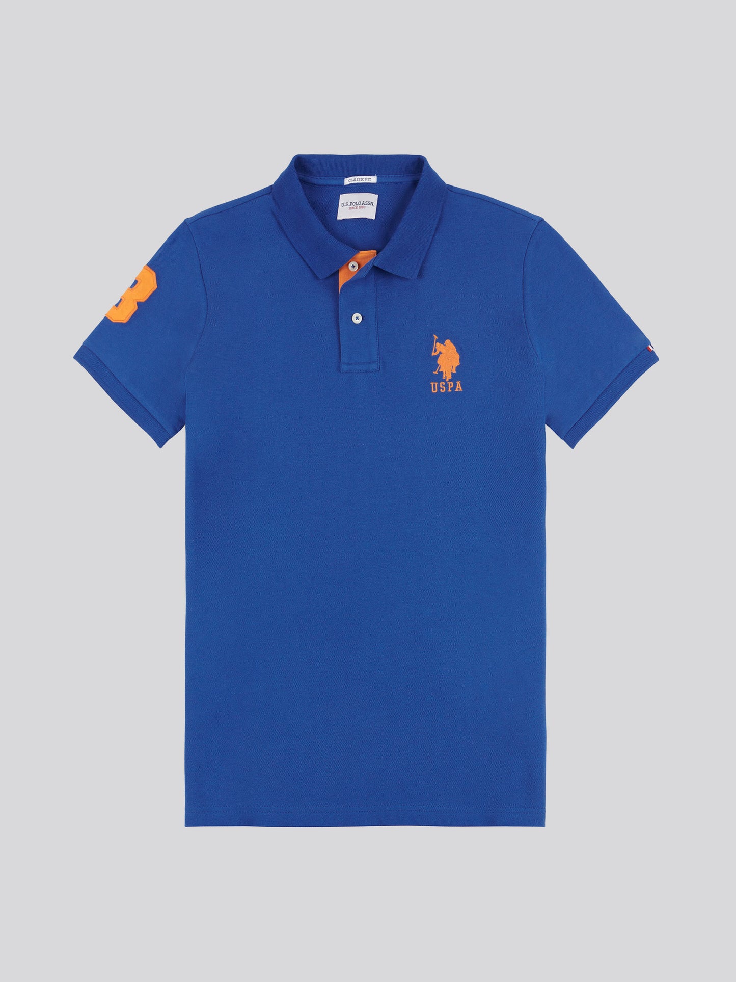 Mens Player 3 Polo Shirt Deja Vu Blue