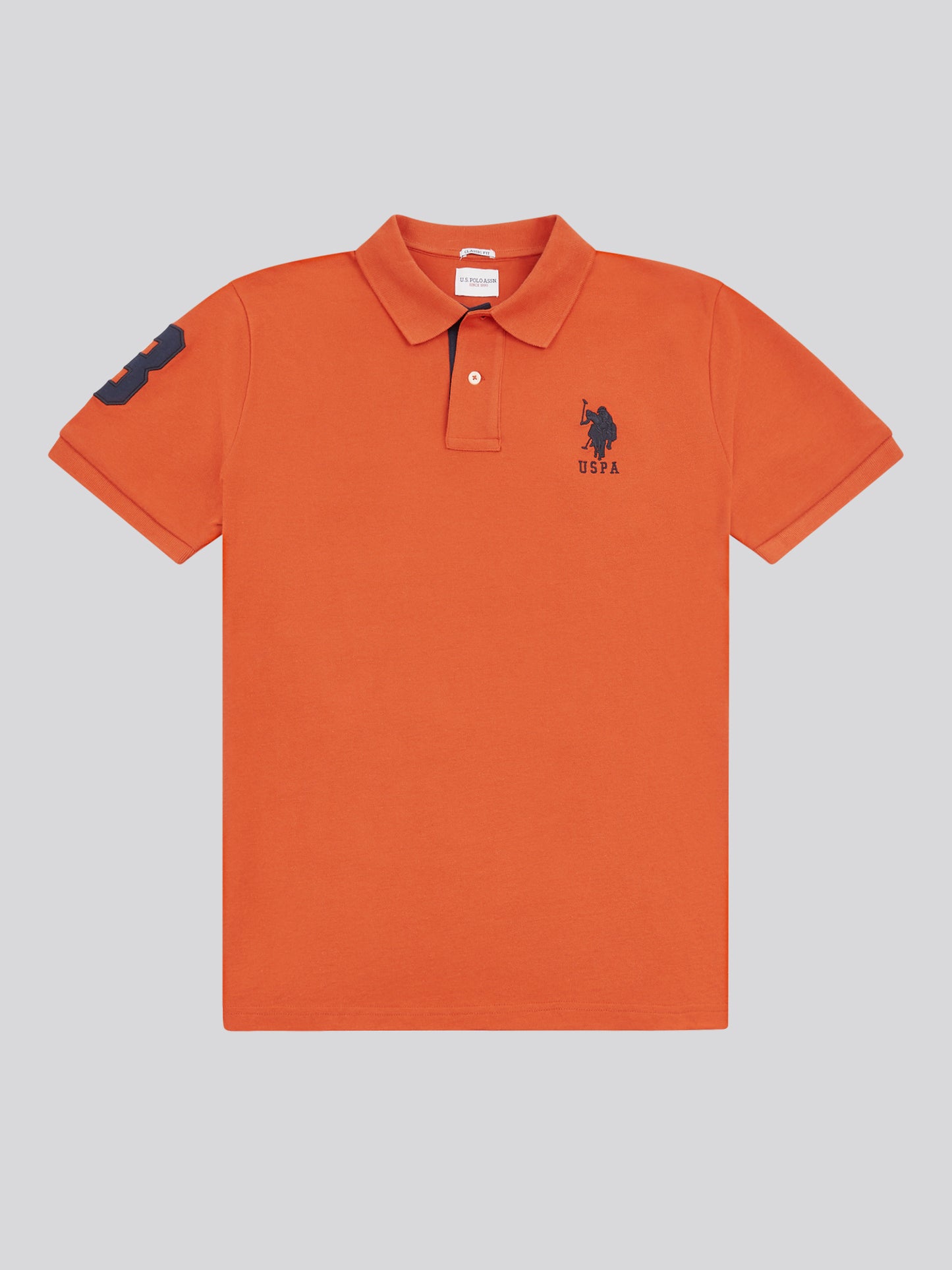 Mens Player 3 Polo Shirt in Burnt Ochre