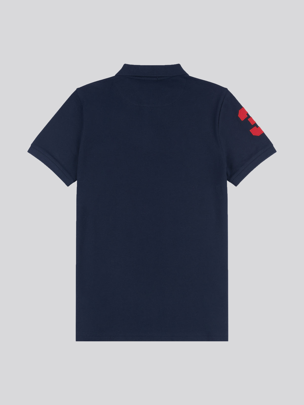 Mens Player 3 Polo Shirt Dark Sapphire Navy / Haute Red DHM