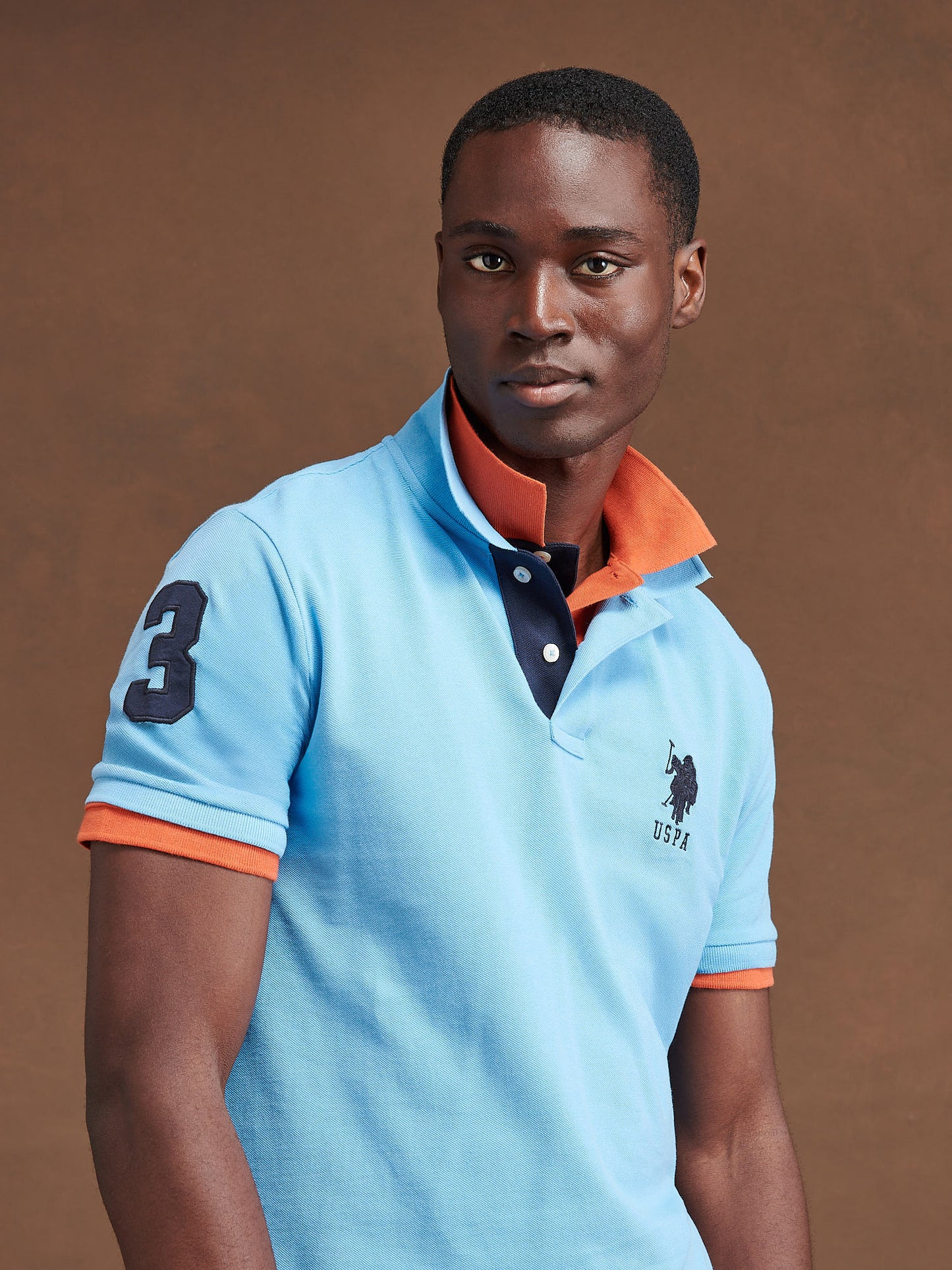 Mens Player 3 Polo Shirt in Heritage Blue