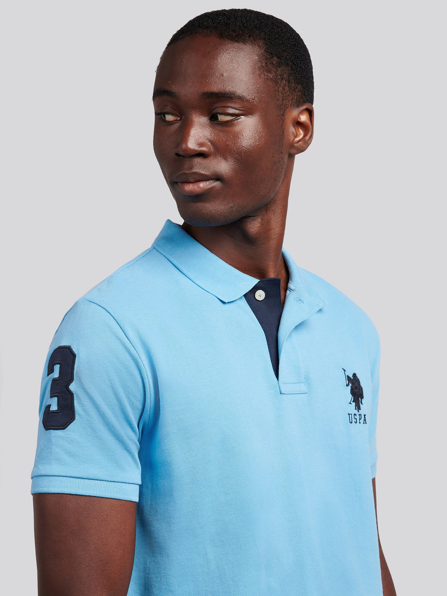 Mens Player 3 Polo Shirt in Heritage Blue