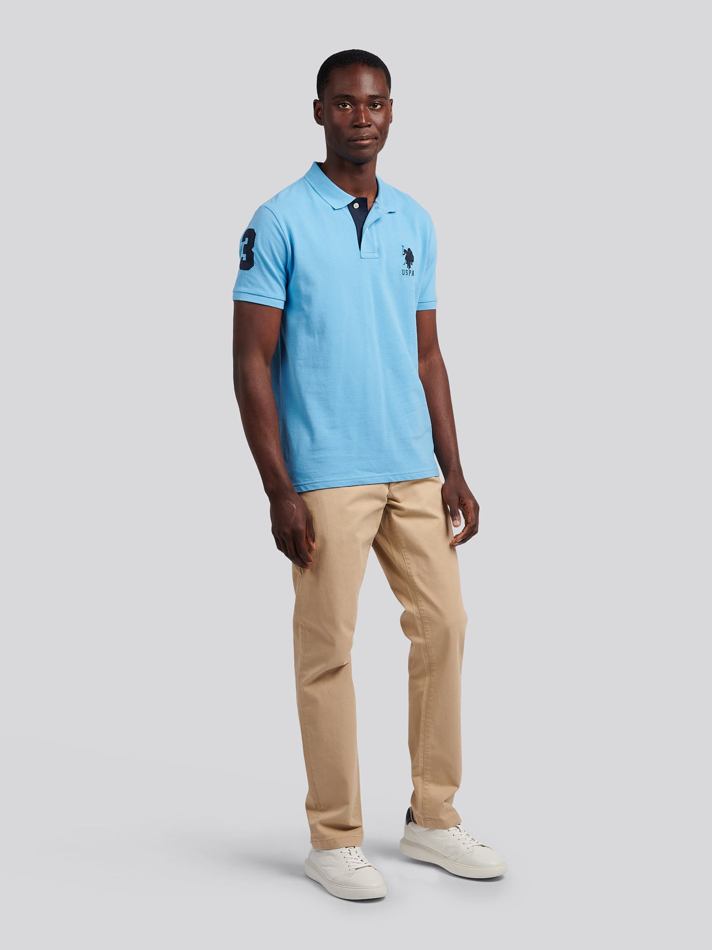 Mens Player 3 Polo Shirt in Heritage Blue