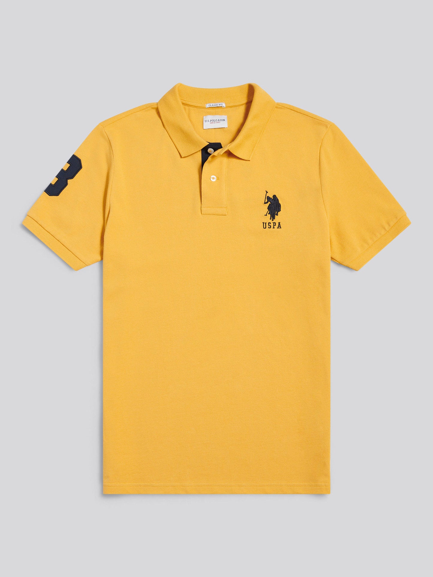Mens Player 3 Polo Shirt in Golden Apricot