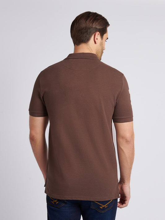Mens Player 3 Polo Shirt in Chocolate Martini