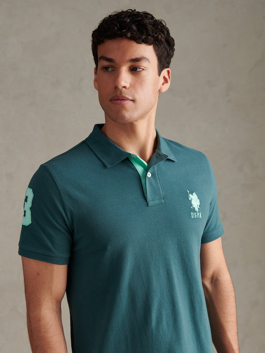 Mens Player 3 Polo Shirt Mediterranea