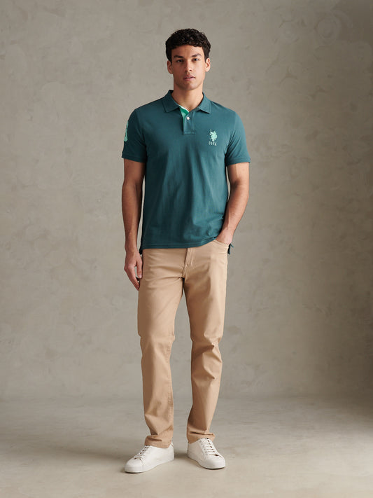 Mens Player 3 Polo Shirt Mediterranea