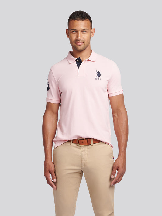 Mens Player 3 Polo Shirt Tickled Pink