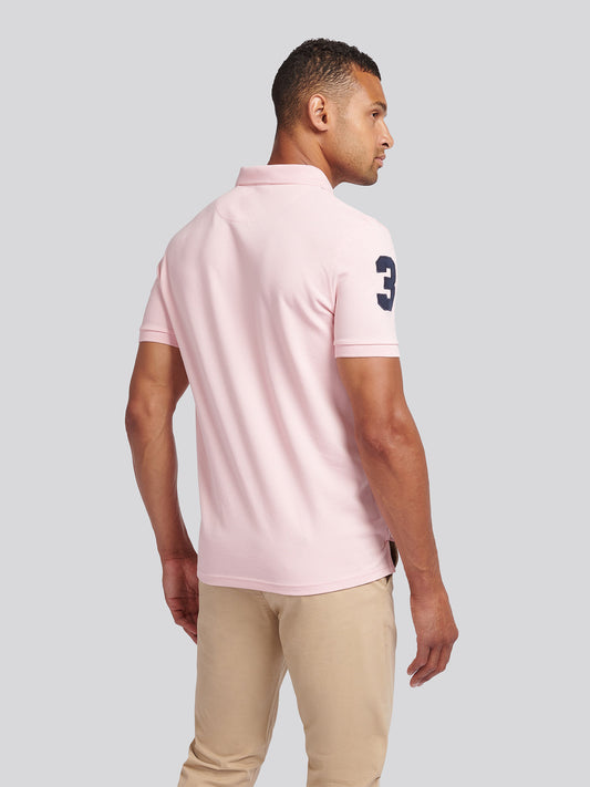 Mens Player 3 Polo Shirt Tickled Pink