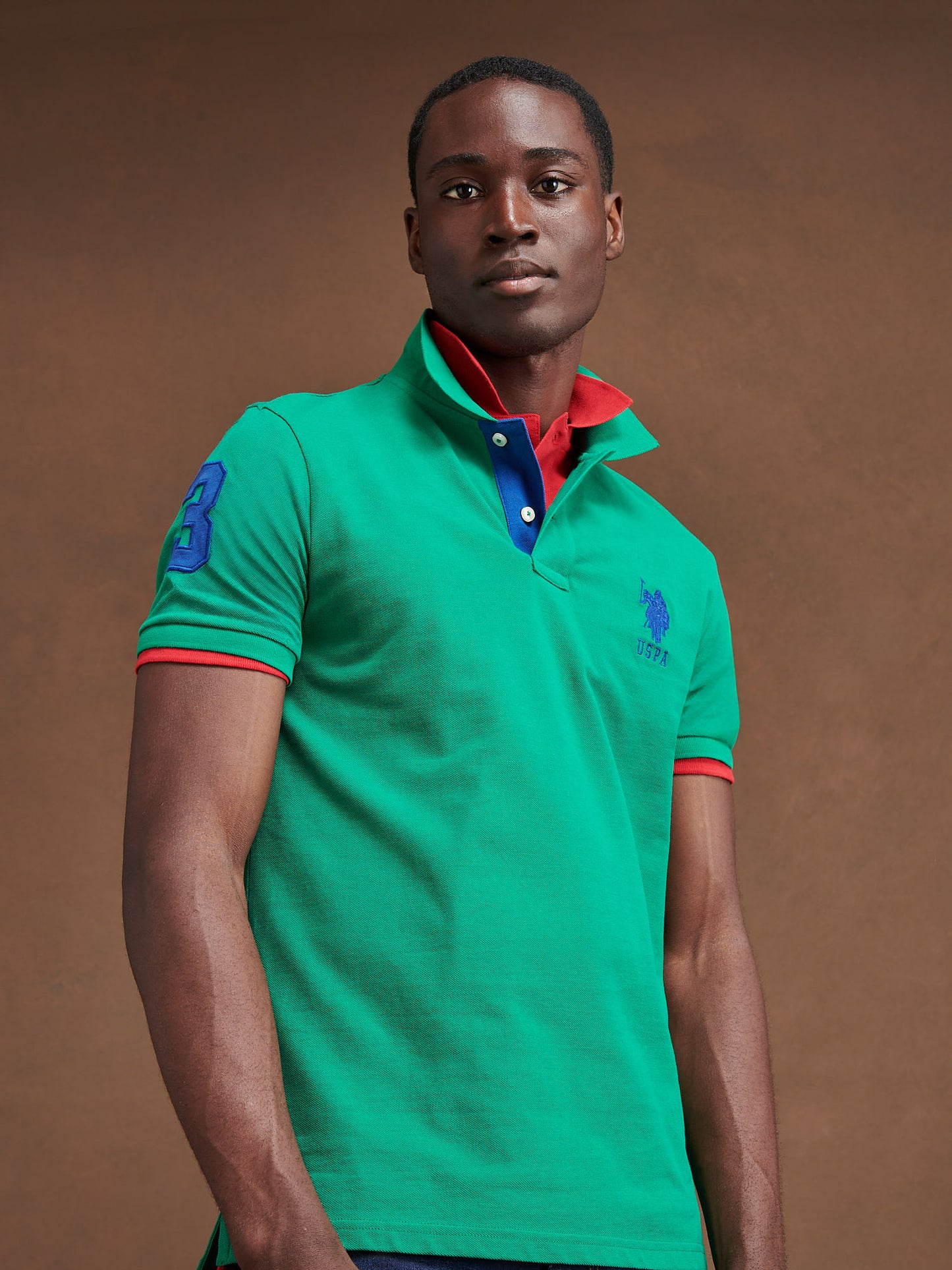Mens Player 3 Polo Shirt in Lush Meadow