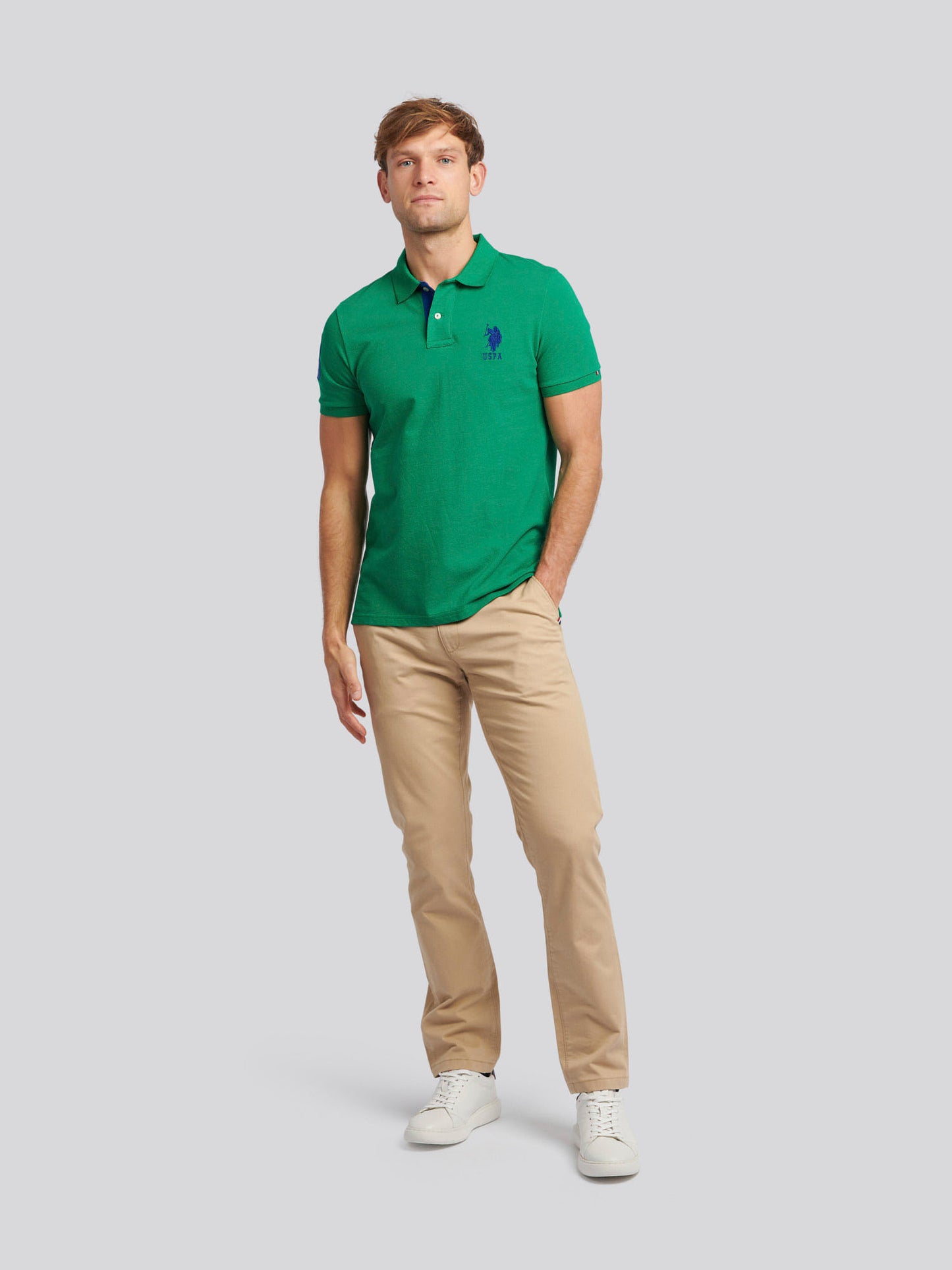 Mens Player 3 Polo Shirt in Lush Meadow