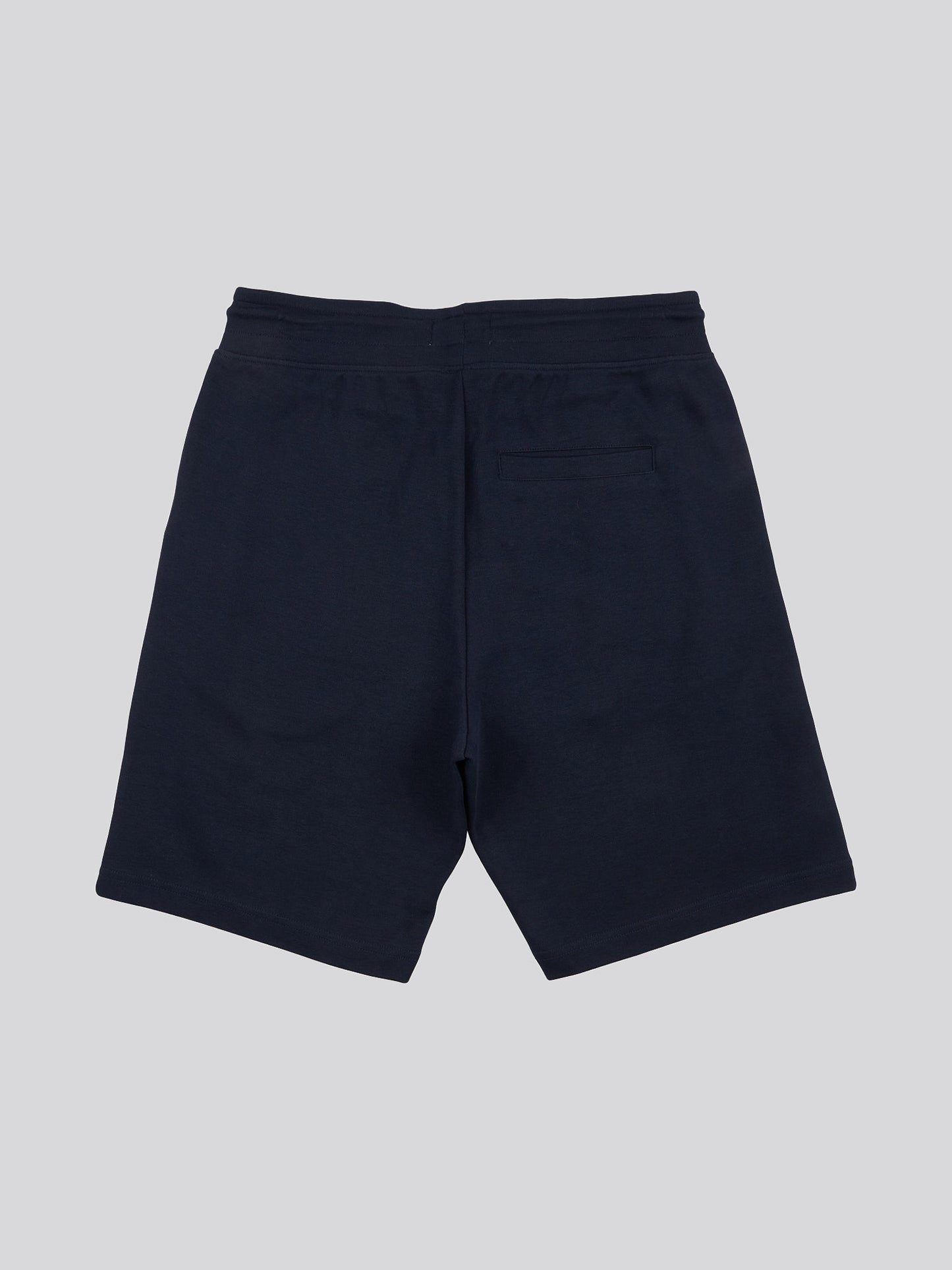 Mens Classic Fit Luxe Sweat Shorts in Dark Sapphire Navy / White DHM