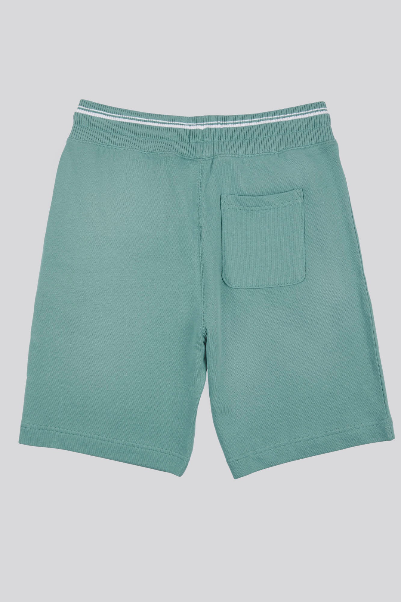 Mens Classic Fit Tipped Shorts in Mineral Blue