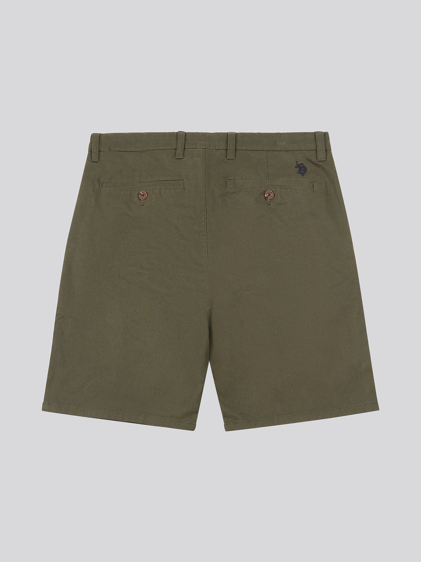 Mens Classic Chinos Shorts in Forest Night
