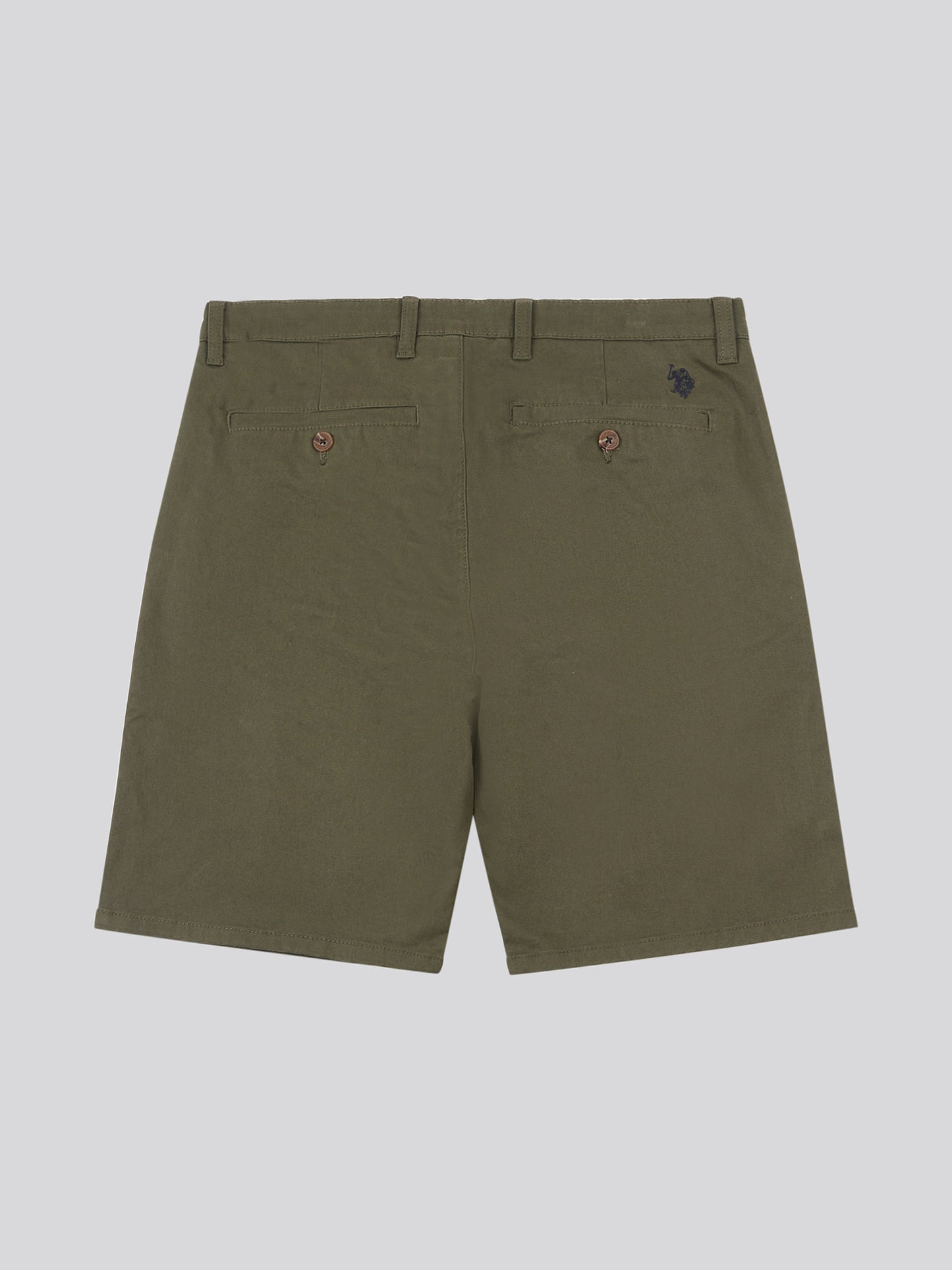 Mens Classic Chinos Shorts in Forest Night