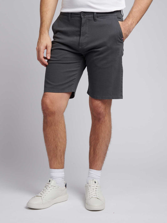 Mens Classic Chinos Shorts in Ebony