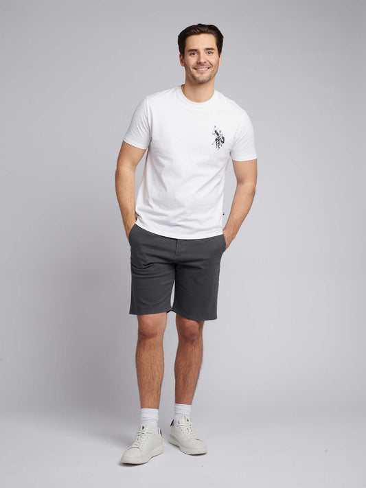 Mens Classic Chinos Shorts in Ebony