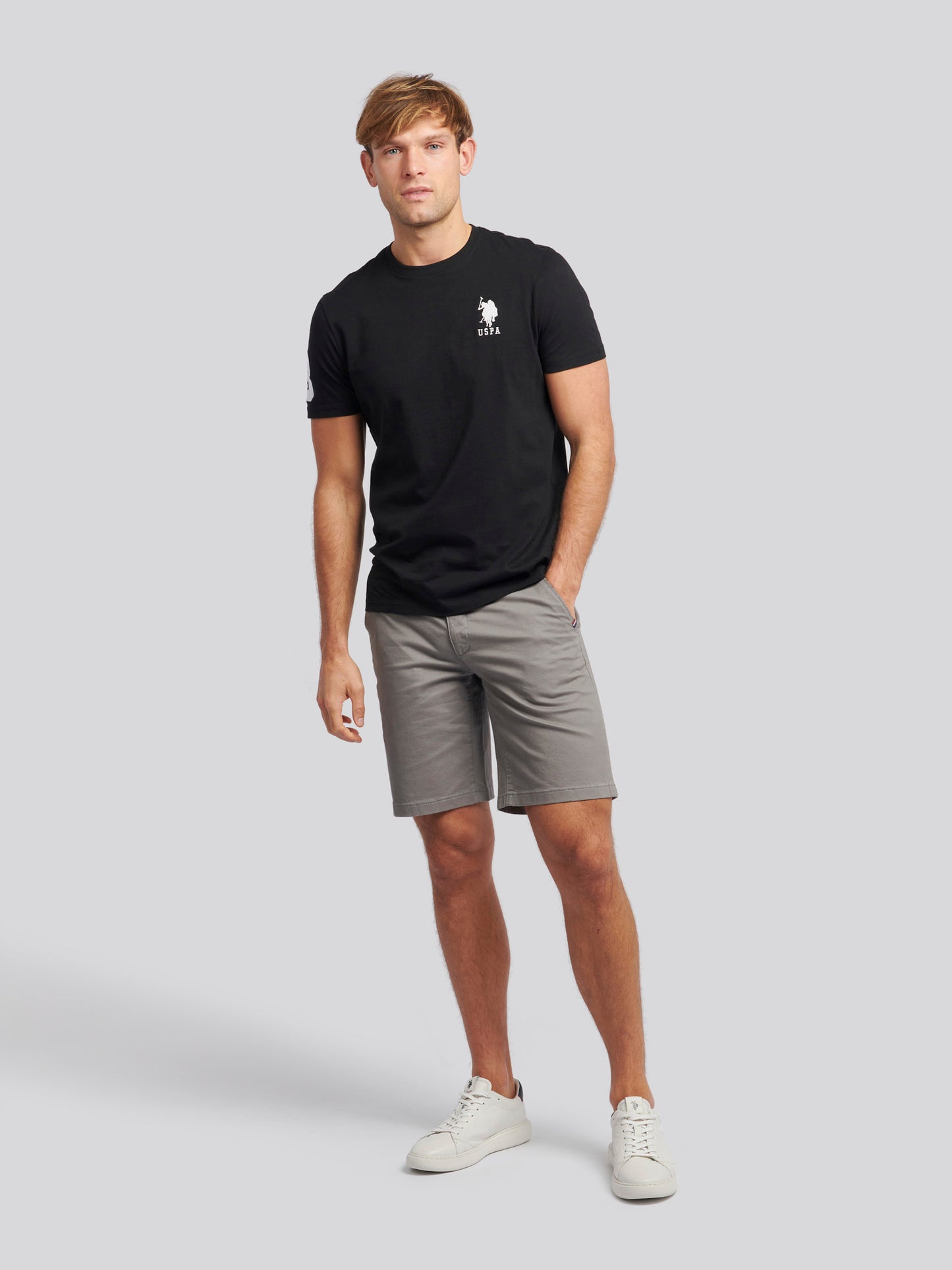 Mens Classic Chinos Shorts in December Sky
