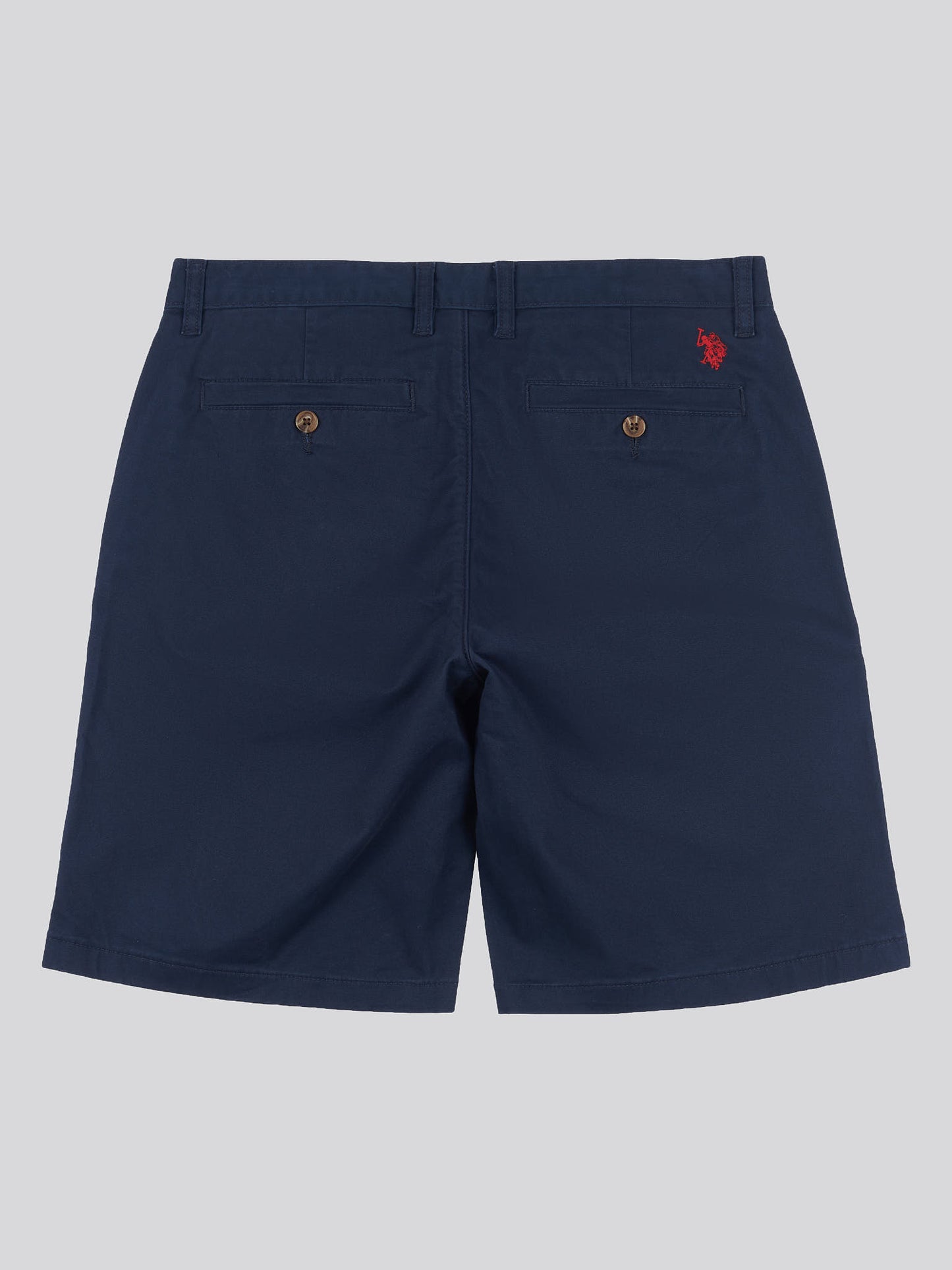 Mens Classic Chinos Shorts in Dark Sapphire Navy / Haute Red DHM