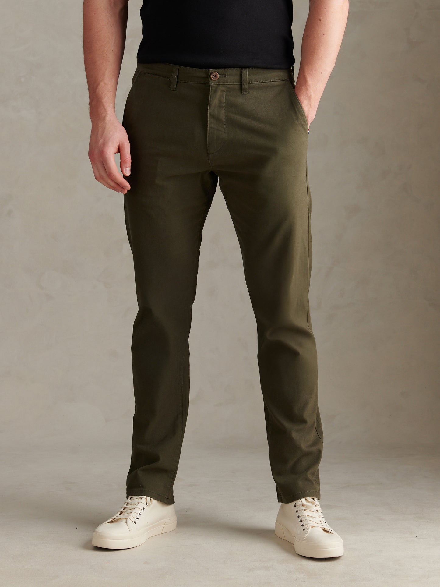 Mens Classic Chinos Forest Night