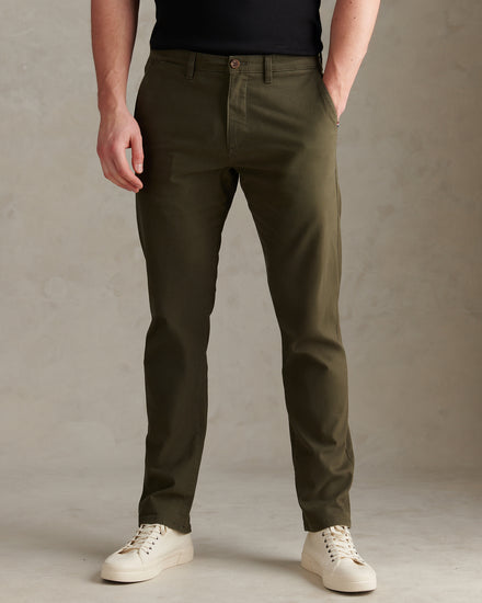 Mens Classic Chinos Forest Night