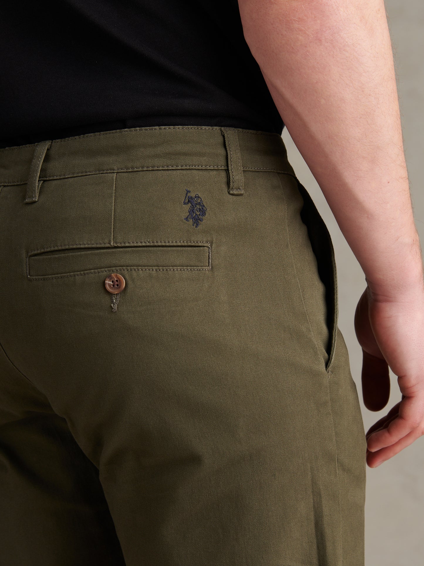 Mens Classic Chinos Forest Night