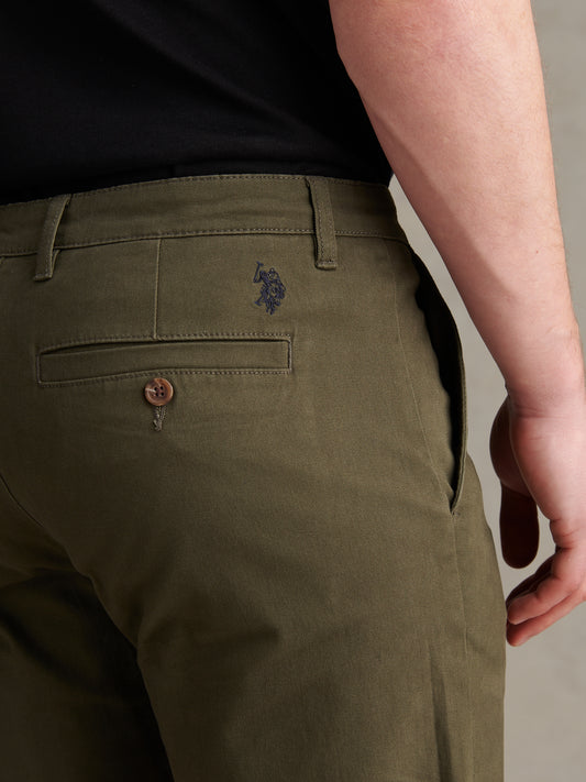 Mens Classic Chinos Forest Night
