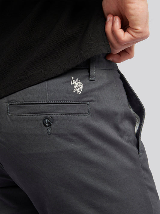 Mens Classic Chinos in Ebony