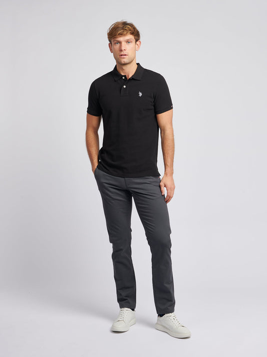 Mens Classic Chinos in Ebony