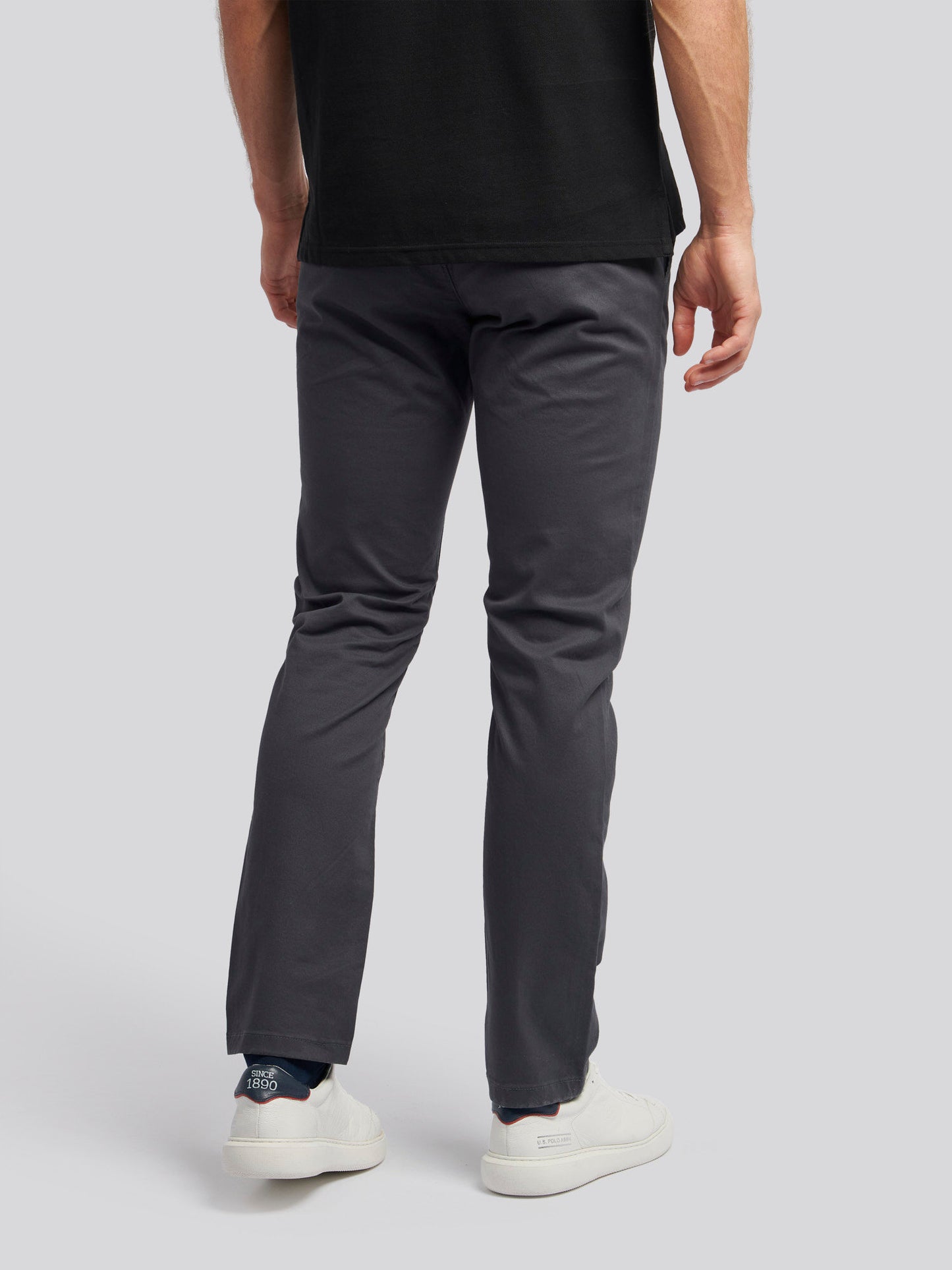 Mens Classic Chinos in Ebony