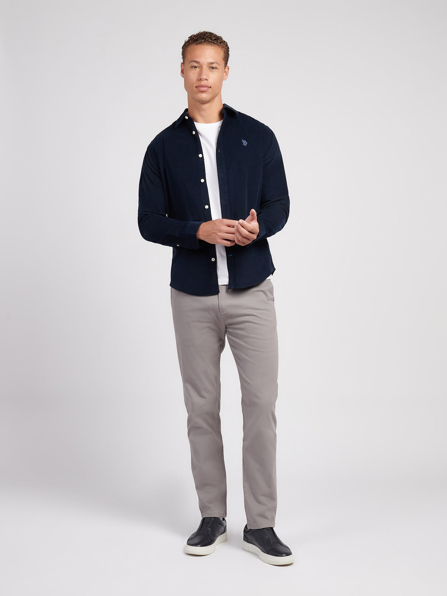 Mens Classic Chinos in December Sky