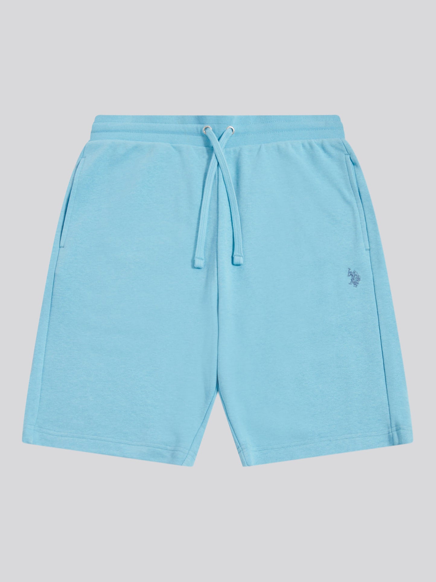 Mens Double Horsemen Sweat Shorts Air Blue