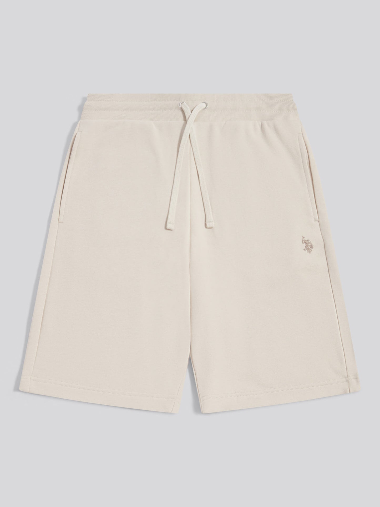 Mens Double Horsemen Sweat Shorts Beige