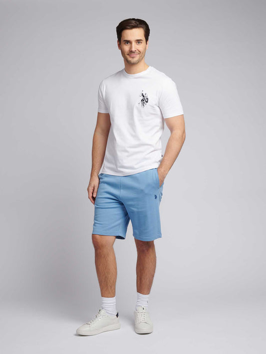Mens Double Horsemen Sweat Shorts in Allure