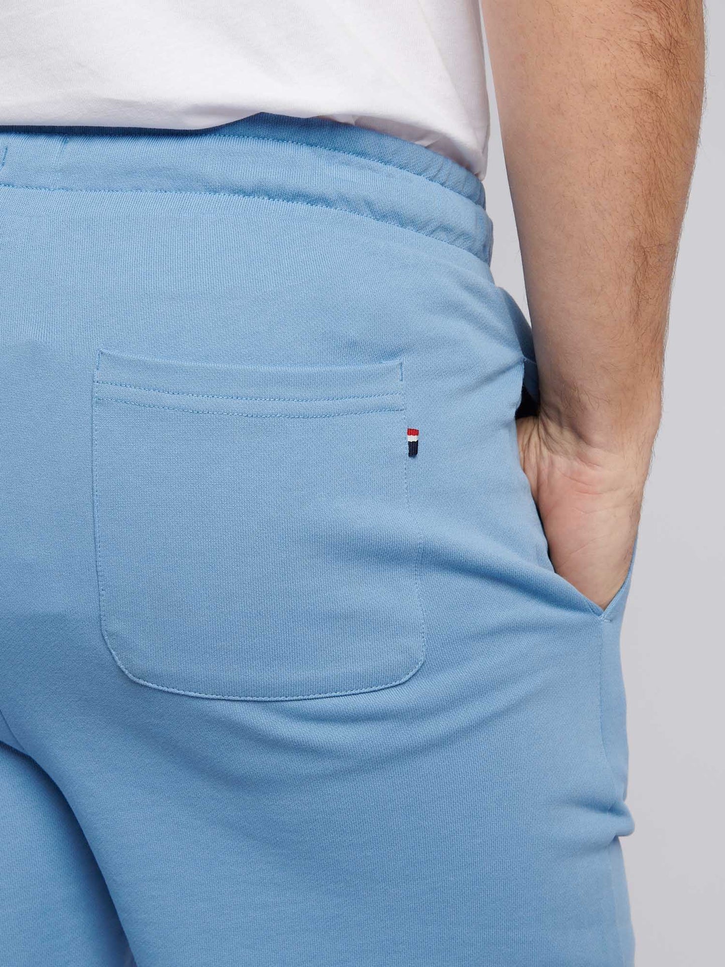 Mens Double Horsemen Sweat Shorts in Allure