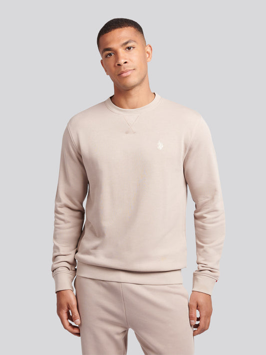 Mens Double Horsemen Sweatshirt in Atmosphere