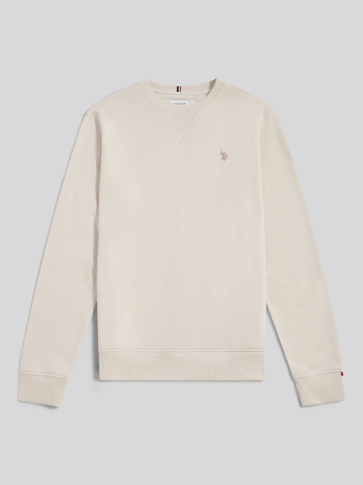 Mens Double Horsemen Sweatshirt Beige