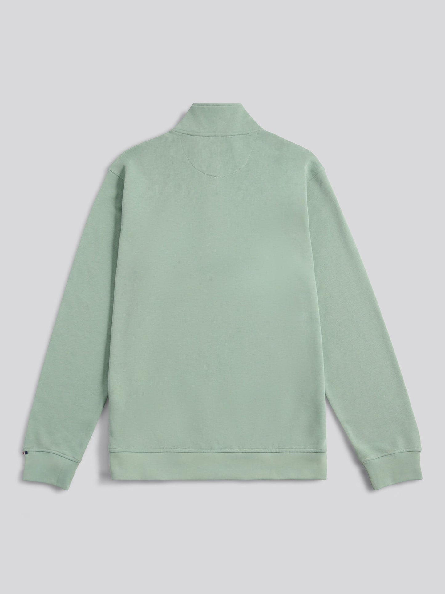 Mens 1/4 Zip Sweatshirt in Iceberg Green