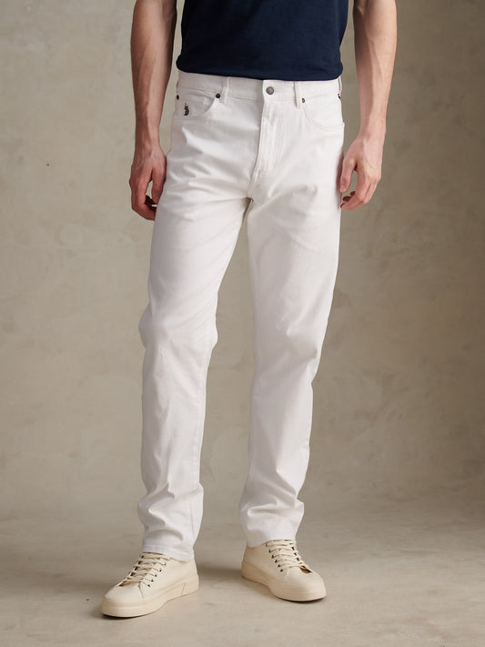 Mens Core 5 Pocket Trouser Bright White