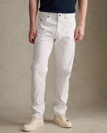 Mens Core 5 Pocket Trouser Bright White