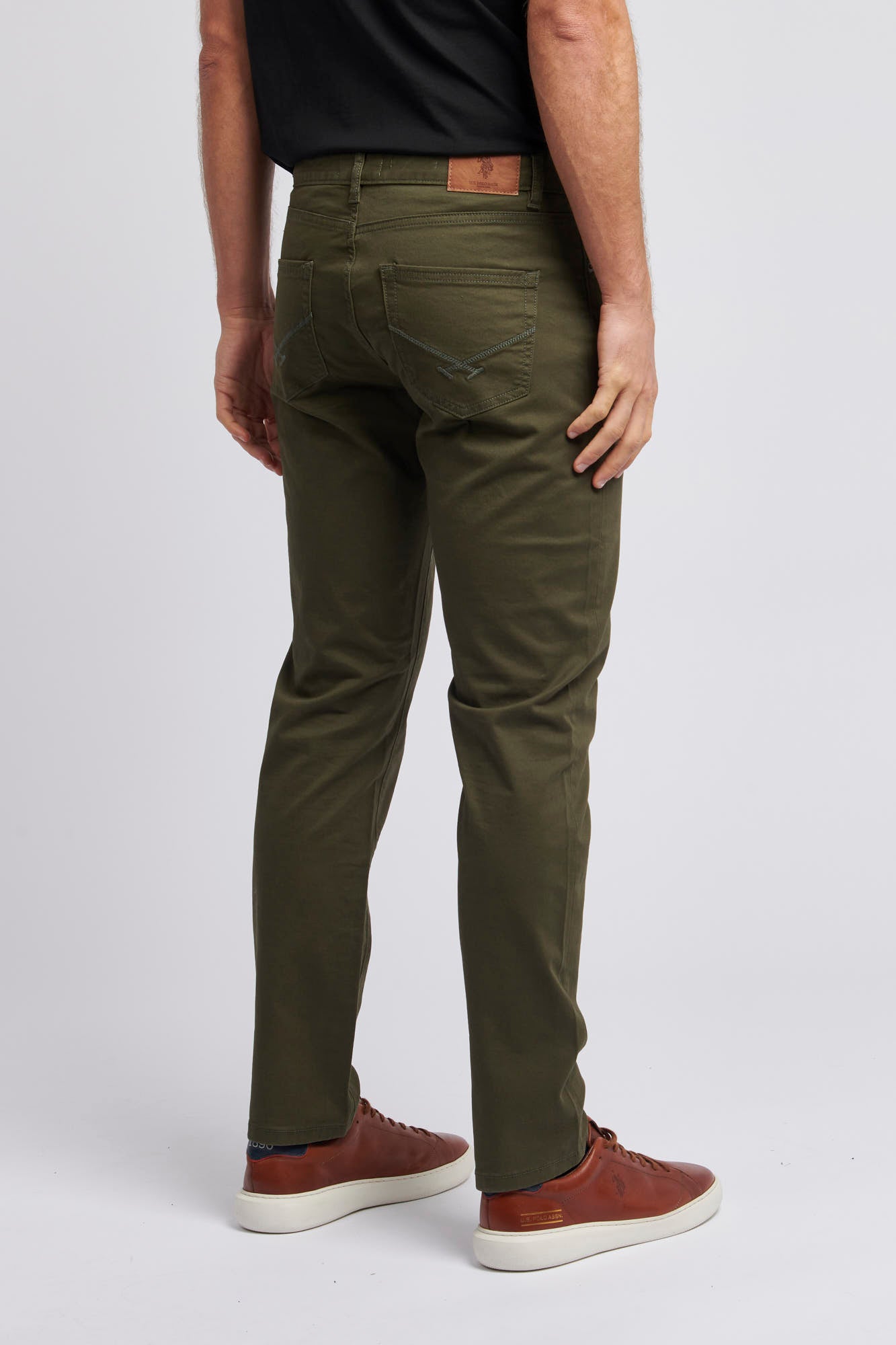 Mens 5 Pocket Trouser in Forest Night