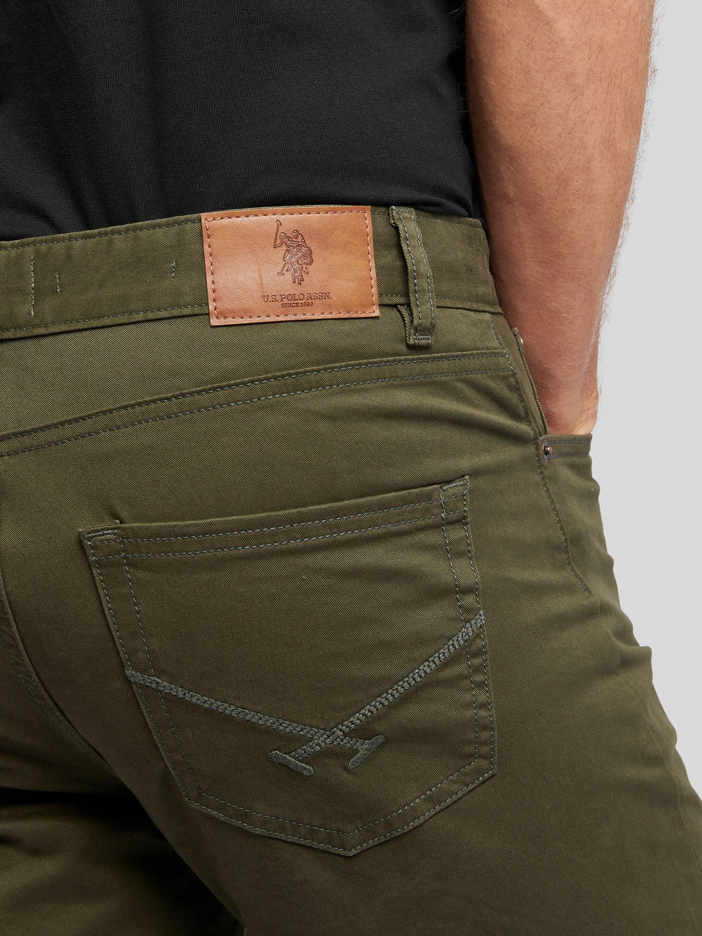Mens Core 5 Pocket Trouser in Forest Night