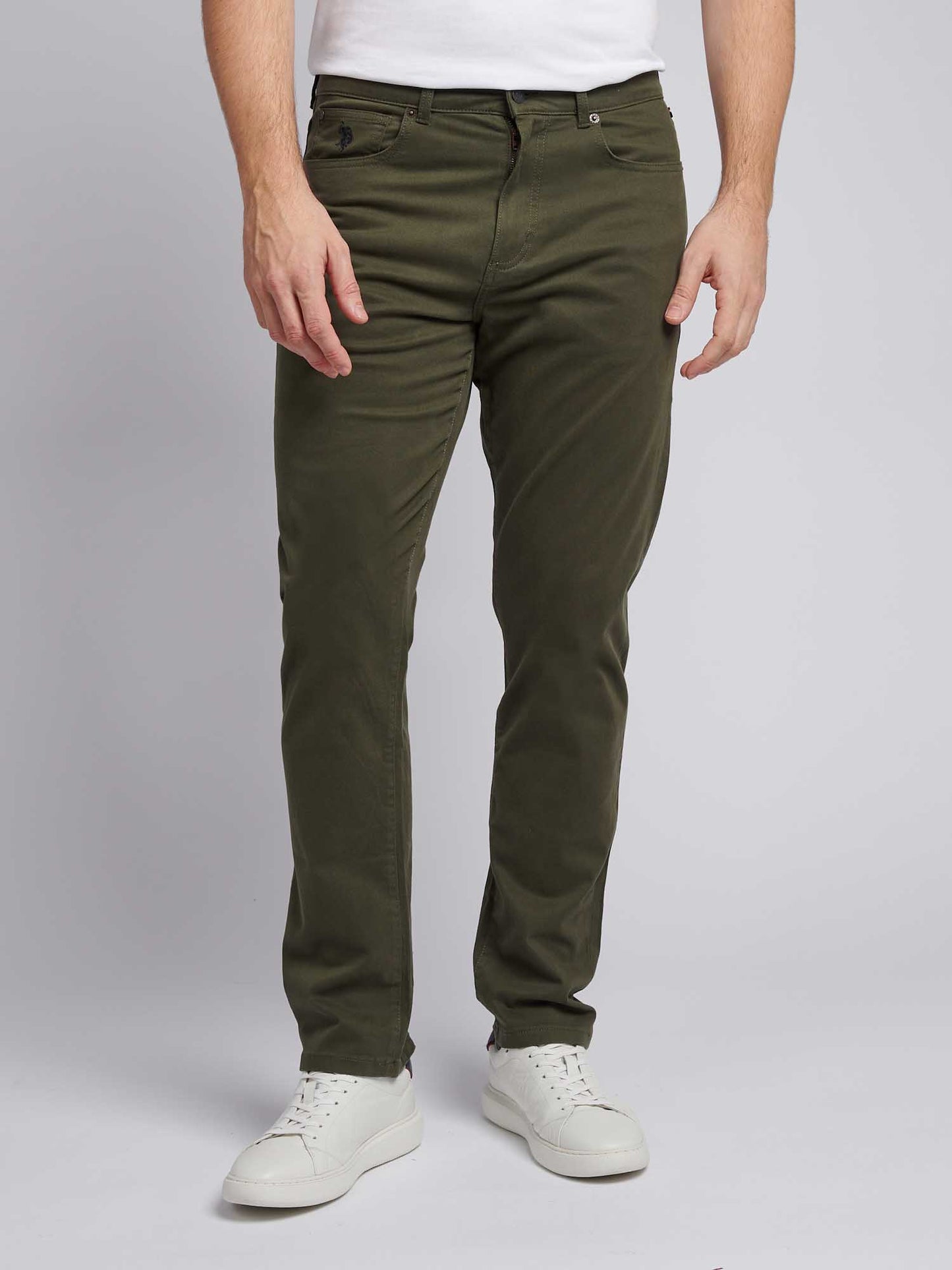 Mens Core 5 Pocket Trouser in Forest Night