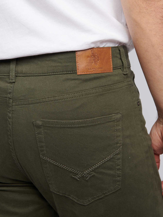 Mens Core 5 Pocket Trouser in Forest Night